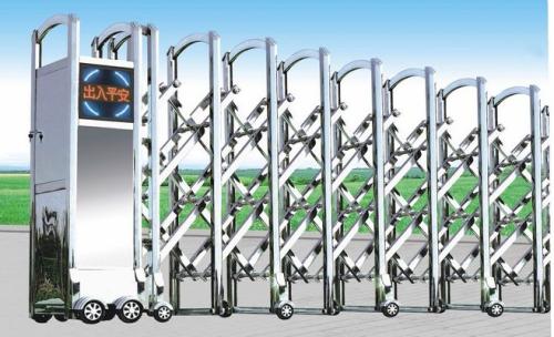 陽春電動伸縮門供應商 鋁合金遙控伸縮門生產