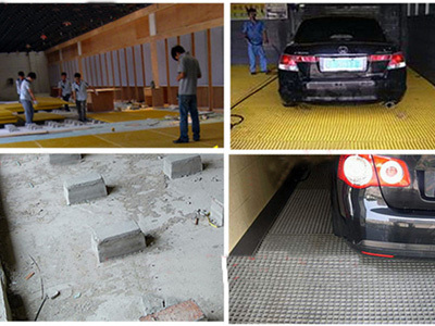 高強度洗車房排水溝專用玻璃鋼格柵蓋板解析